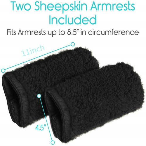 1 Pair Wheelchair Armrest Cover Memory Foam Arm Rest Soft Support Cushion Pad - Picture 2 of 10