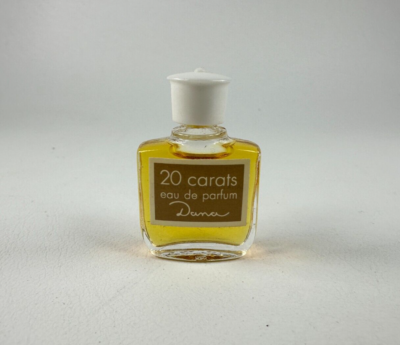 20 Carat Eau de Parfum by DANA 1/8 oz Travel Sample Mini Bottle Vintage NOS