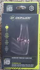 DonJoy Performance Webtech Tennis Elbow Strap, Small/Medium Black Tennis Elbow