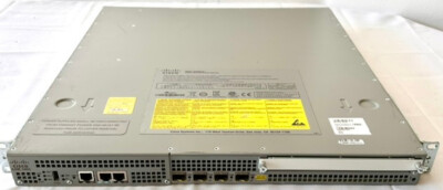 Cisco ASR1001 Aggregation Services Router V03 w/ 4 GB Ports & Dual AC Power #43