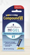 Compound W Wart Remover Maximum Strength Fast Acting Gel 0.25oz / 7g