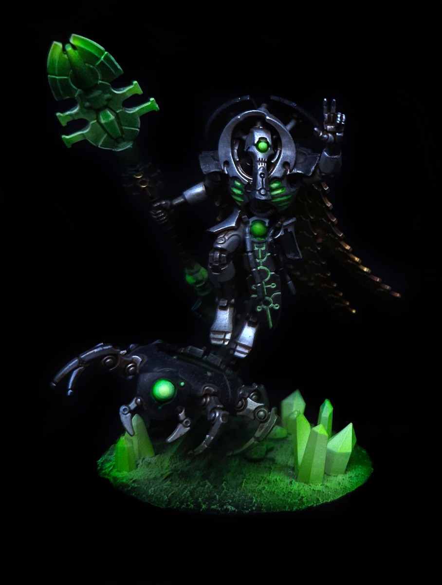 Necron Cryptek Technomancer Commission Superbly Painted Warhammer