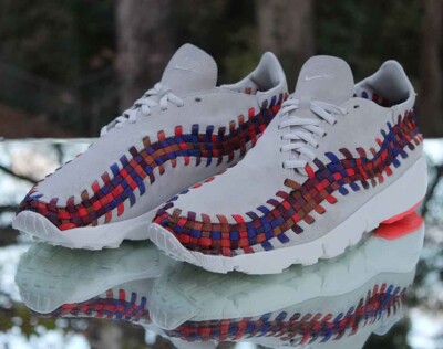 Nike Air Footscape Woven NM Men's Size 11 Light Bone Rainbow Nike Air Footscape Woven NM Men's Size 11 Light Bone Rainbow