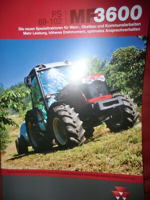 Sammlungsauflösung - 2 Prospekte: MF 3600  von 2011 + Sisu Power