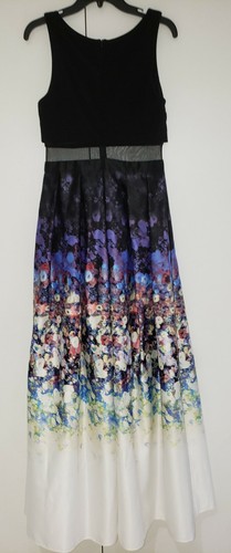 BETSY & ADAM Formal Gown Maxi Dress With Pockets Size 6 - Picture 2 of 7