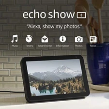 Echo Show 8 -- HD Smart Display with Alexa – Stay Connected with Video Calling -