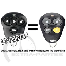 New Replacement Python Keyless Entry Remote Key Fob For EZSDEI474P