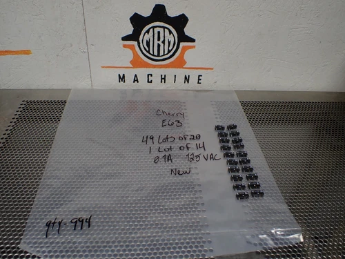 Cherry E63 Snap Switch 0.1A 125VAC New No Box (Lot of 14) See All Pictures