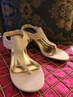Bamboo Brand Beautiful Beige Ladies Sandals-7 1/2M-New — photo 1