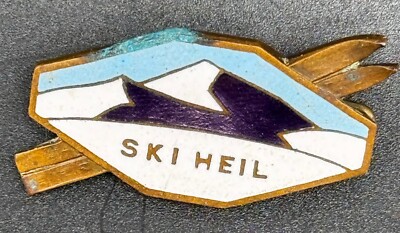   Ski Heil Anstecknadel Militärabzeichen  