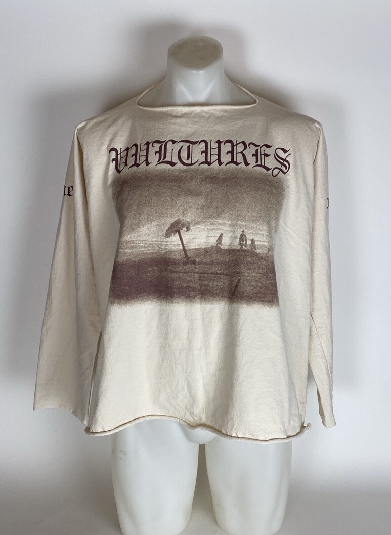 KANYE WEST VULTURES LS T-shirt Size 1 Oversized S/ M / L | eBay
