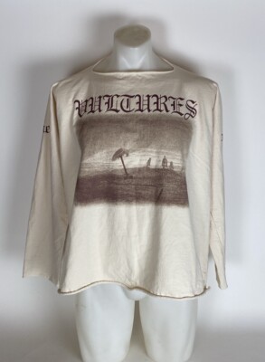 KANYE WEST VULTURES LS T-shirt Size 1 Oversized S/ M / L | eBay