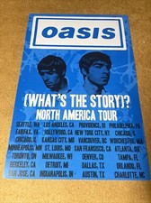 Oasis What's the Story North America Tour 1994 Cardstock Concert Poster 12x18