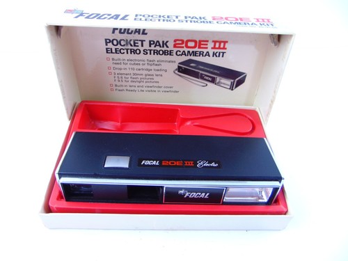 Vintage K-Mart Focal Pocket Pak 20E lll Electro Strobe Camera Kit - Picture 4 of 8