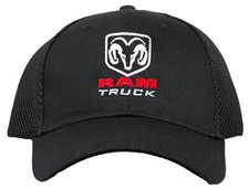 Dodge Ram Truck Black Mesh Hat