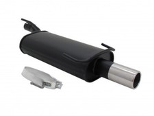 Novus Endschalldämpfer 1x76mm Stahl für Opel Astra F -F/-CC, Kadett E +ABE