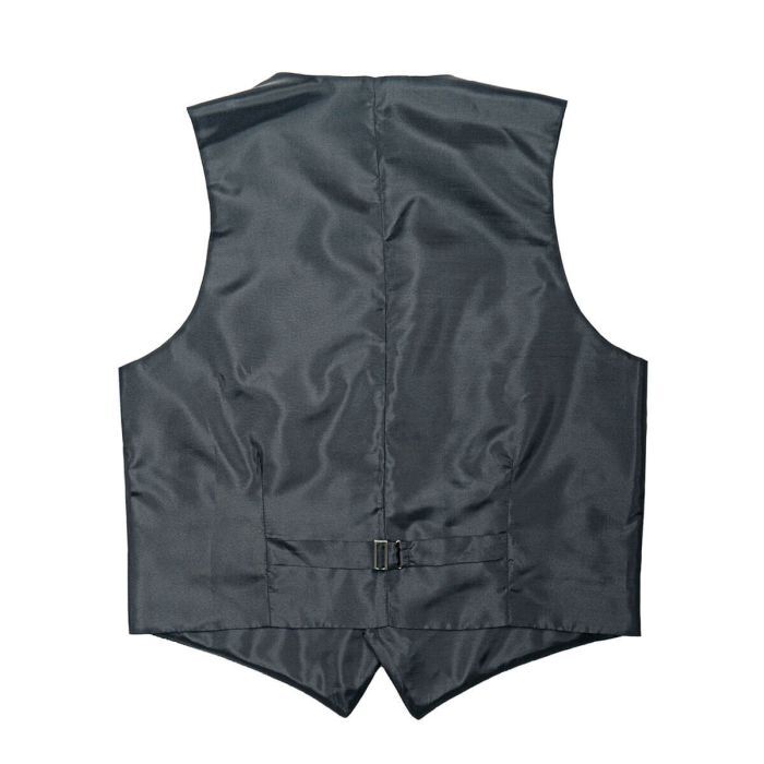 Scottish charcoal grey Wool Argyle Kilt with 5 button  Waistcoat Wedding Jacket image 6