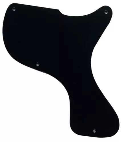 Pickguard For Gibson Les Paul Junior 1958 DC Style Electric Guitar 1-Ply-BLACK