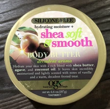OGX Shea Soft & Smooth Body Butter Silicone Free Brand New