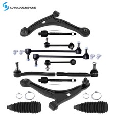 12x Front Lower Control Arms Sway Bars Tie Rod Ends For 2001-2004 2005 Acura MDX