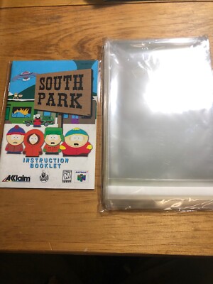 25 Nintendo 64, N64 Manual And Insert Bags Protectors Sleeves Great Fit