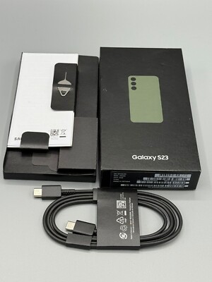 OVP Original Samsung S23 Green  256 GB (Leerverpackung) Inkl Original Kabel usw.