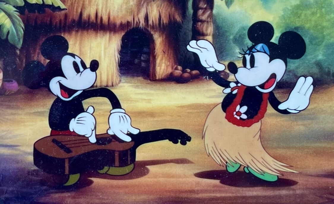 DISNEY HAWAIIAN HOLIDAY Video PRINT OUT Mickey Mouse