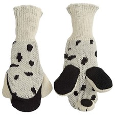 MAD BOMBER KID'S COZY CRITTER PUPPY DOG MITTENS NWT 18.00 LIST