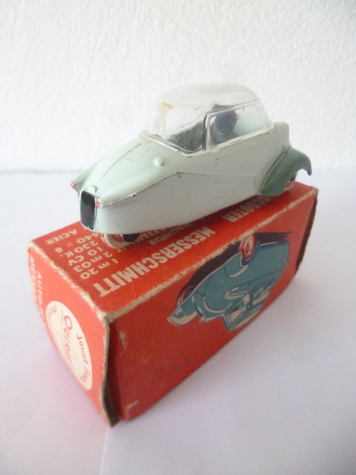 Authentique Auto-scooter Messerschmitte QUIRALU vert pâle en boite d'origine - Photo 4/4
