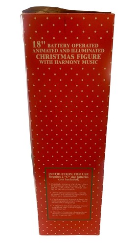 Vintage Animated & Illuminated  Santa Claus 18” Inch Holiday Figure - Picture 6 of 7