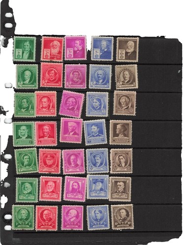 669 - 679 Set F-VF original gum mint lightly hinged nice color