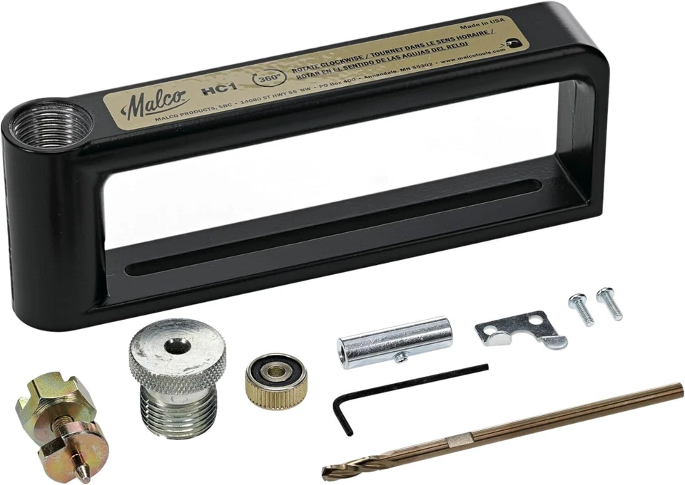 Malco HC1 2 pulgadas a 12 pulgadas. Accesorio cortador de agujeros de chapa para 1/4 pulg. Foto 4 de 4