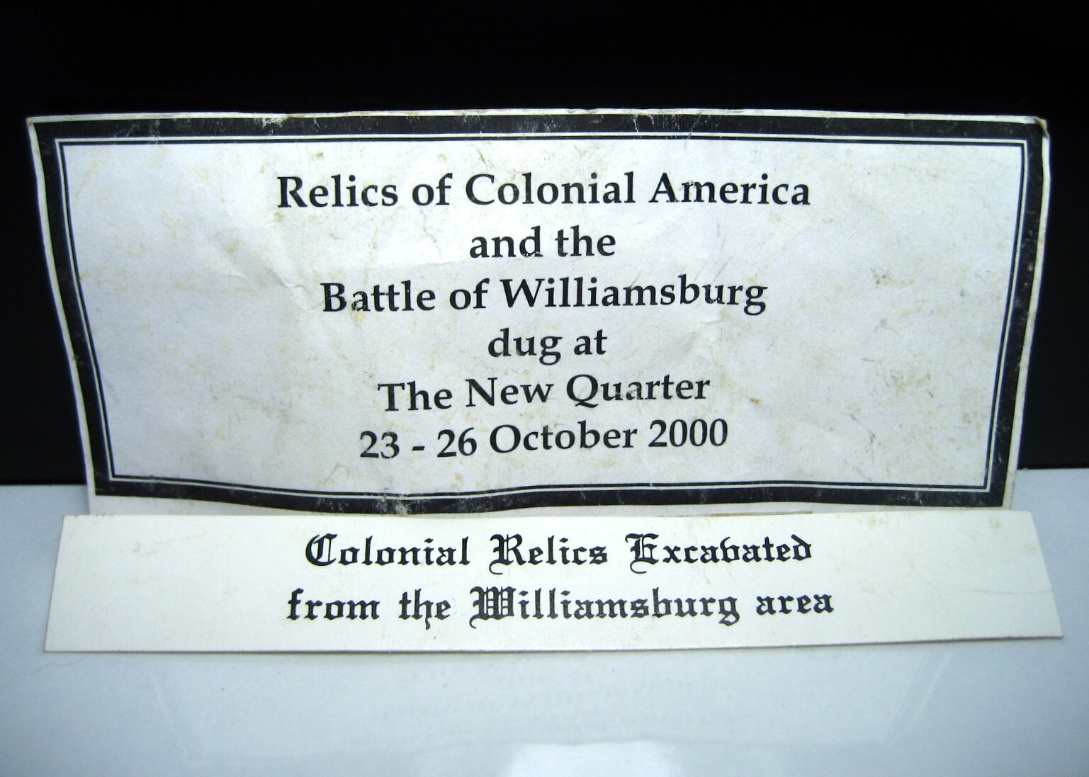 Williamsburg VA Civil War Relic Harmonica Reed Fragments Dug New