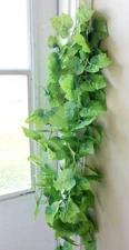 2 X 90" Artificial Grape Vines Leaves Hanging Plants ( 64 Leaves each ) V11