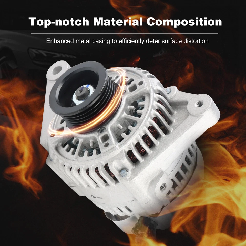 For 1998 1999 2000 2001 2002 Chevrolet Prizm Toyota Corolla 1.8L L4 Alternator - Imagem 3 de 4