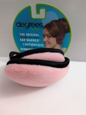 New Degrees by 180s Women Fleece Behind-the-Head Ear Muff/Warmers Pink