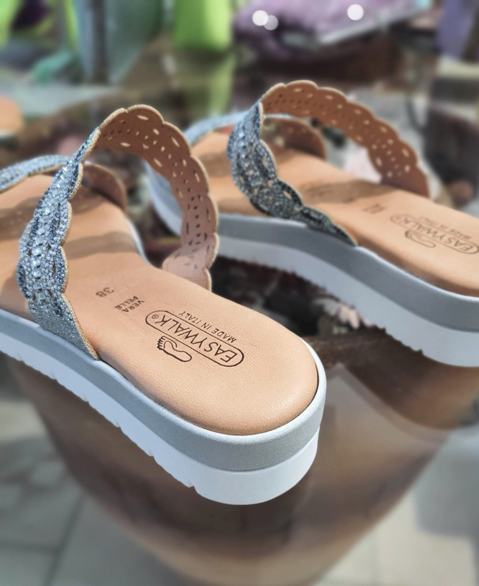 Ciabatte Sanitarie Donna Easy Walk - Anatomiche, Leggere, Made In Italy, Vegan - Foto 4