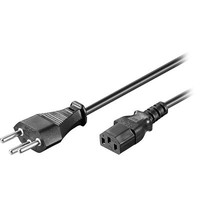 goobay KaltgeräTekabel (Schweiz), Kabel, Schwarz