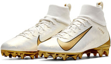 nike vapor cleats white and gold