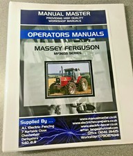 MASSEY FERGUSON MF3655,3660,3670,3680,3690 OPERATORS MANUAL - FREE POST