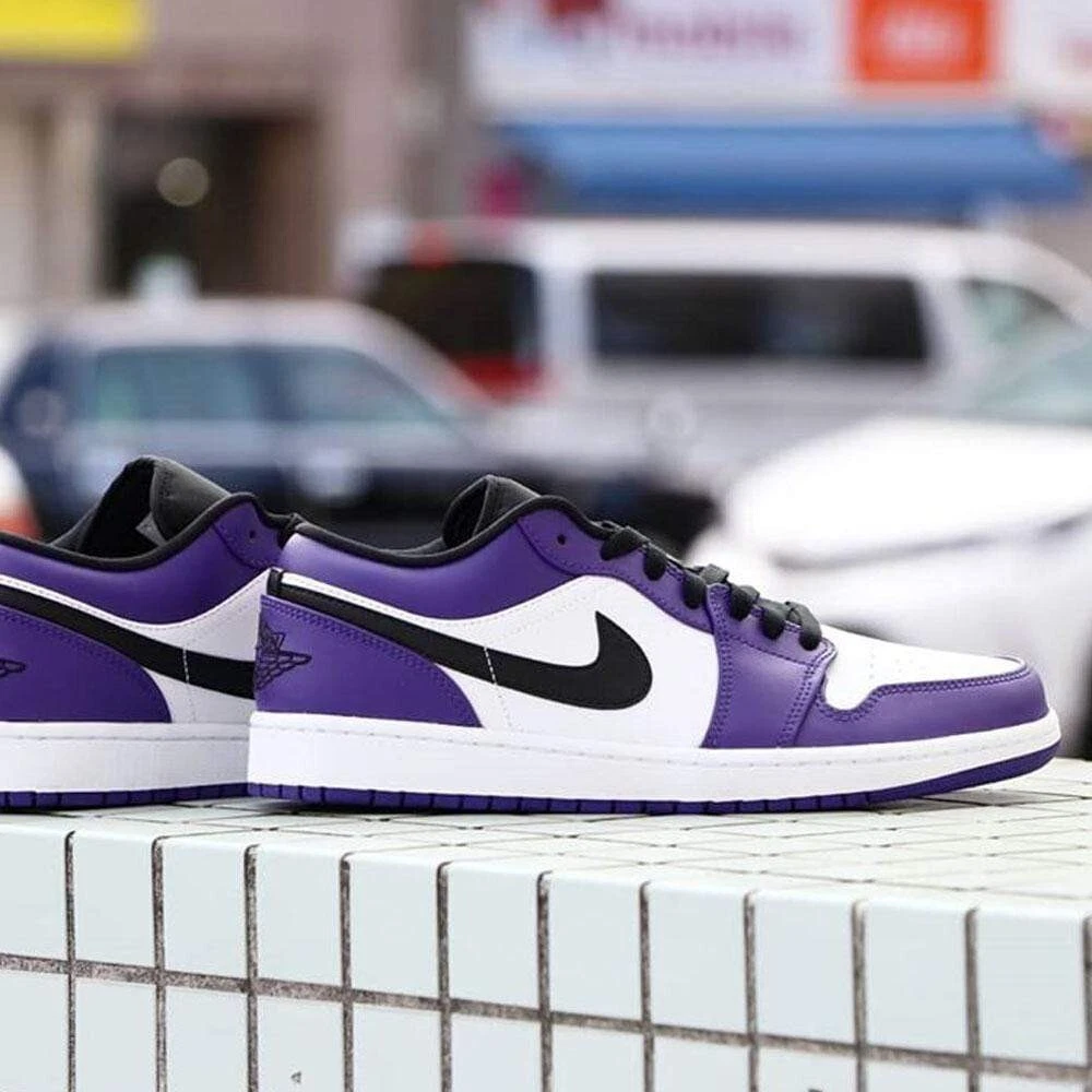 Nike Air Jordan 1 Low Court Purple Black-White Retro 553558-500 