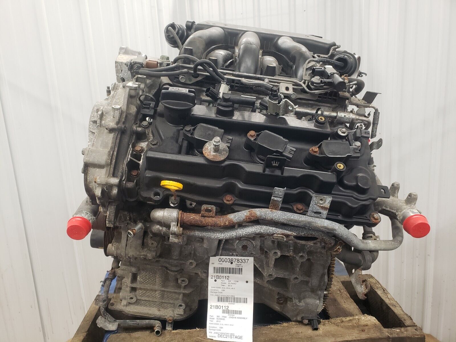 2012 NISSAN QUEST 3.5 ENGINE MOTOR VQ35DE NO CORE CHARGE