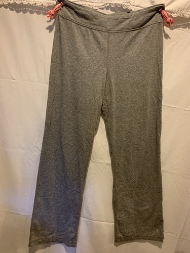DANSKIN Bootcut Medium Yoga Pants Grey 