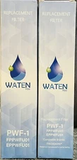 2 LOT WATEN H20 FPPWFU01 EPPWFUO1 WATER REPLACEMENT FILTER PWF-1 SEALED [AI]