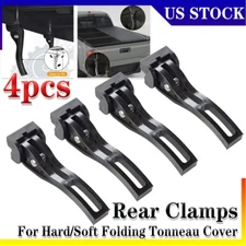 Fit For Hard/Soft Folding Tonneau Cover Rear Clamps 4Pcs Universal Replace Parts