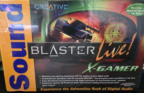 Sound Blaster Live X-Gamer PCI SoundCard card 5.1 SB4760X - NEW SEALED IN BOX