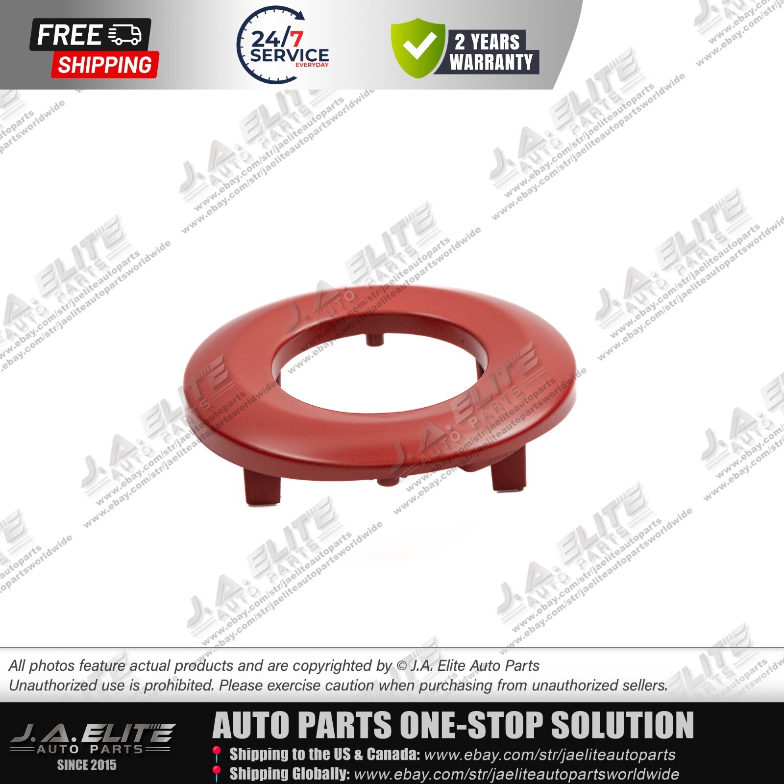 Rear View Mirror Control Plate Red for Maserati GC GT 68549224,LEFT HAND DRIVE