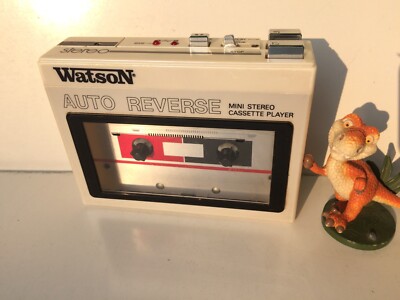 Watson CR-5055 Cassette Player Walkman Kassettenspieler pearl white color