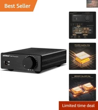 Powerful 600W Home Audio Mini Amplifier for Passive Speakers & Desktop Use