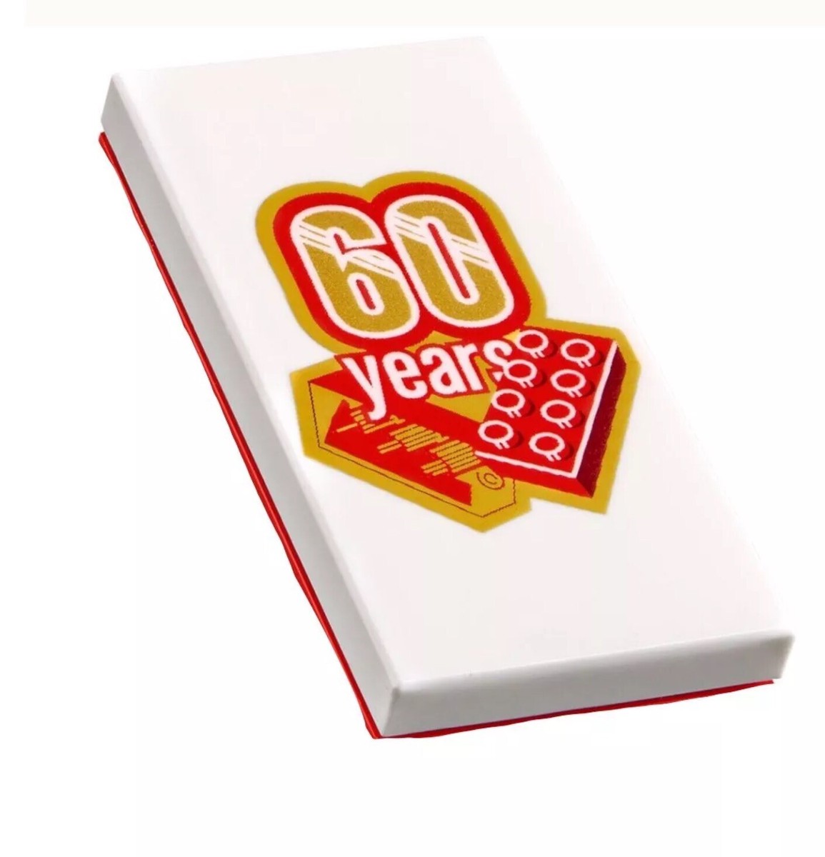 LEGO SPECIAL EDITION 60 YEARS OF LEGO BRICK PRINTED NEW